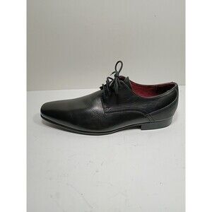 Regal by Mirage Uniontown men's black leather oxfort shoe size 4o  US 7-7.5